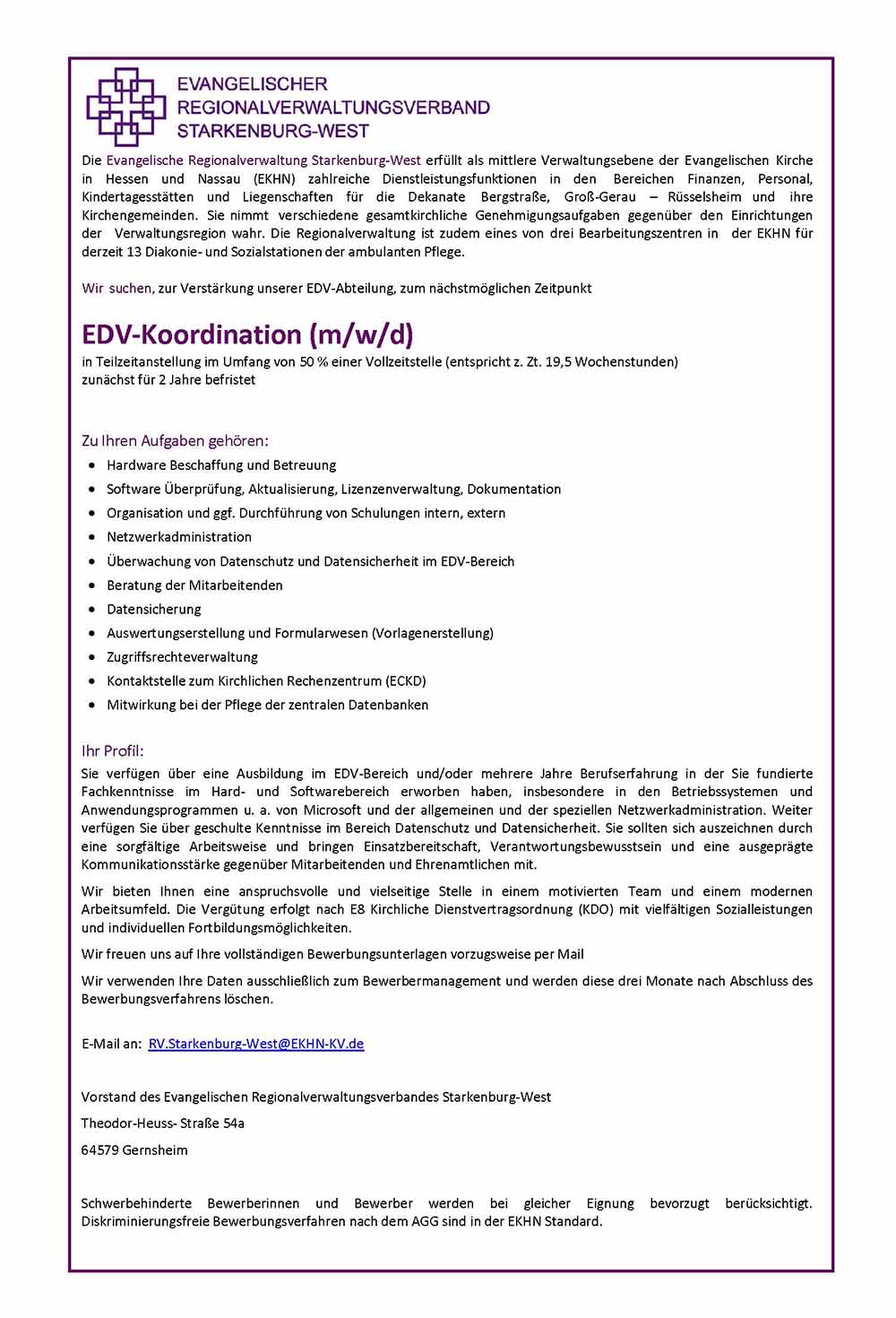 Stellenangebot